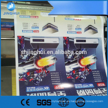 300gsm (9oz) 200D * 300D 18 * 12 Producto de banner flexible de PVC con iluminación frontal en Alibaba